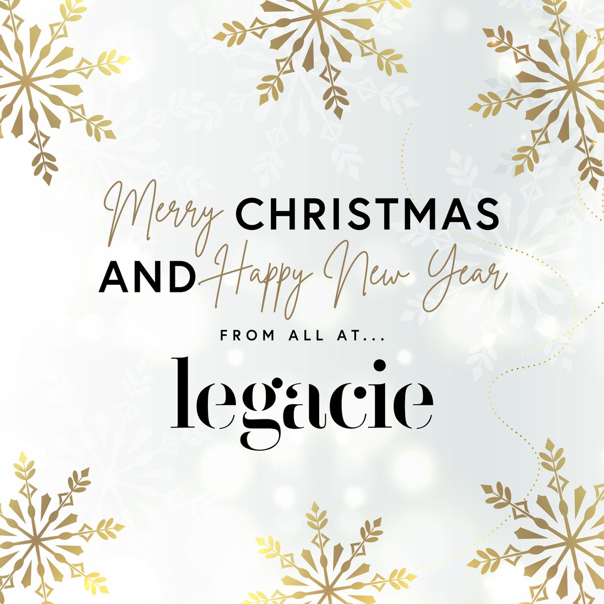 _Legacie's tweet photo. The Legacie team wish you a very Merry Christmas. 🎄

Thank you to all of our partners for a great 2024! 

Enjoy your Christmas, and all our very best wishes for the New Year ✨ https://t.co/IspX4uOEhV