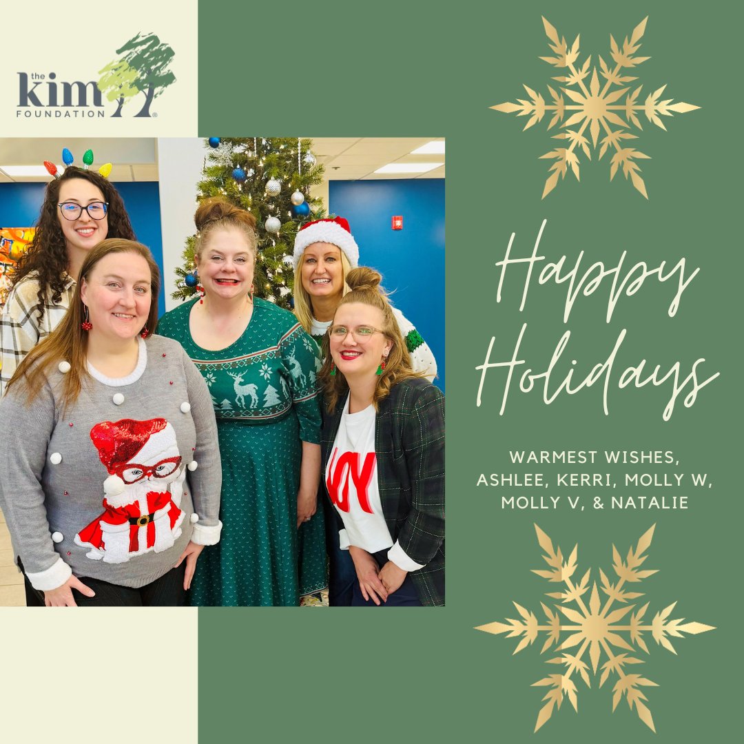 Happy Holidays from The Kim Foundation team!