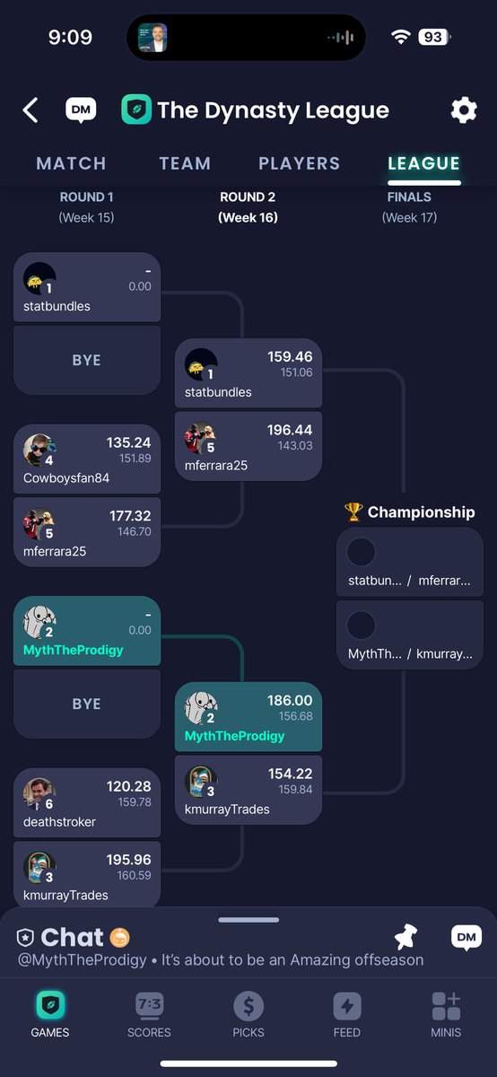 MythTheLegend's tweet photo. @SiriusXMFantasy @JeffRatcliffe safe to say I’m better at Dynasty than I am at redraft. https://t.co/H96EYSGKfz