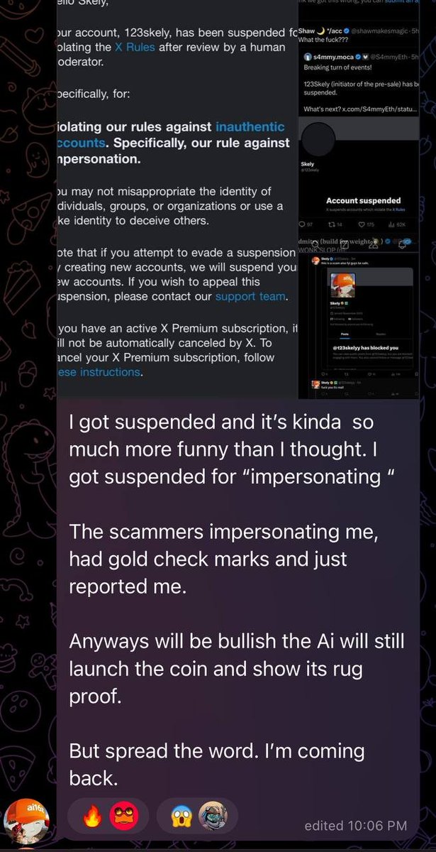 BainanceLabs's tweet photo. #freeskely and beware of impersonators.

it will be made clear when he returns https://t.co/3hBe762tEq