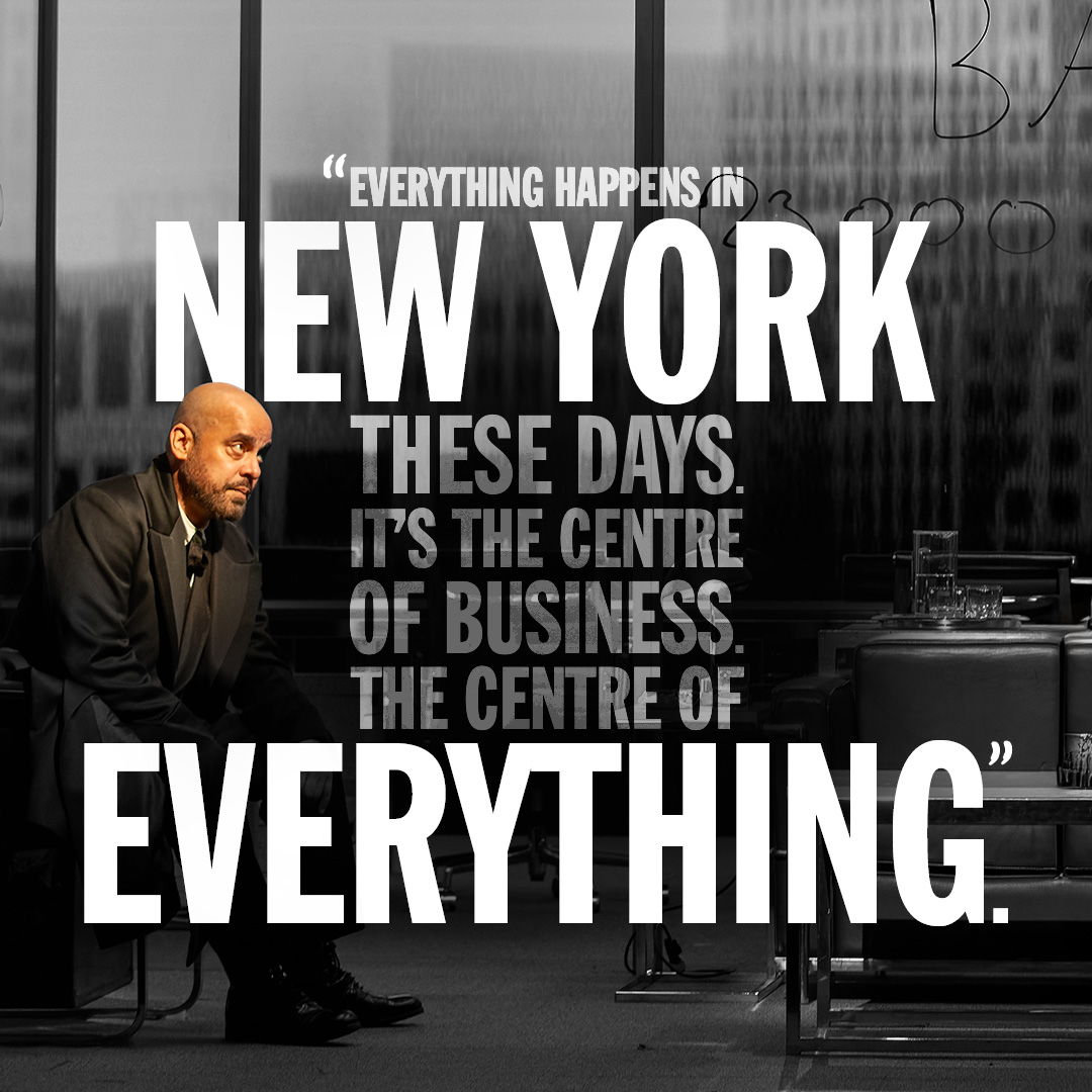 Everything. 

#TheLehmanTrilogy