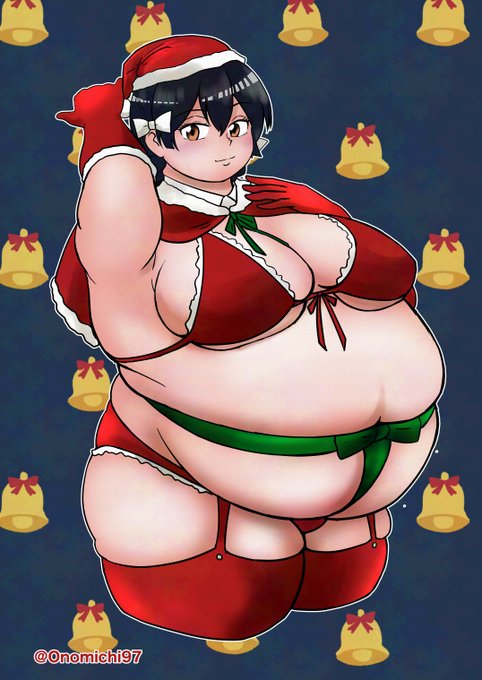 ぽちゃクリスマスプレゼントのリボンを解くか否か 