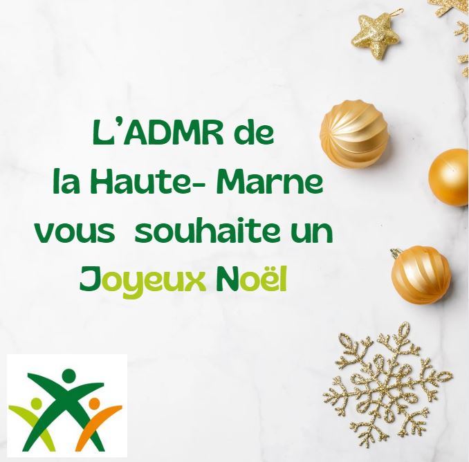 Nous vous souhaitons de passer de Belles Fêtes de Noël. Que chacun d'entre vous puisse profiter des êtres   chers.
Une Pensée particulière pour les personnes qui seront seules et aux intervenants présents, auprès des personnes fragiles, au personnel d'astreinte et aux bénévoles.