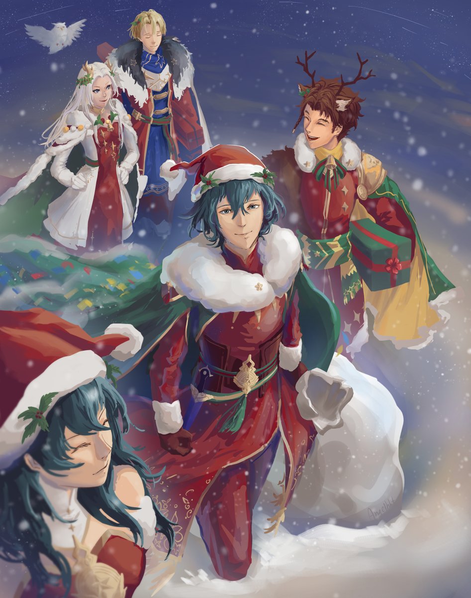Merry Christmas and Happy holidays!
#MerryChristmas #FEHeroes #FE3H
