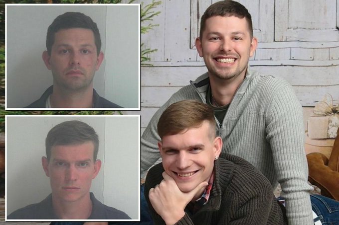 rosapantin1301's tweet photo. Pareja gay que presumía en rs de familia perfecta después de adoptar a 2 niños, acaba de ser condenada a 100 años de prisión después del juicio que tuvieron por violacion y abusos sexuales a sus adoptados niños😢 espero que en la cárcel reciban el merecido trato de costumbre. 👹 https://t.co/ZNnwnsa8iy