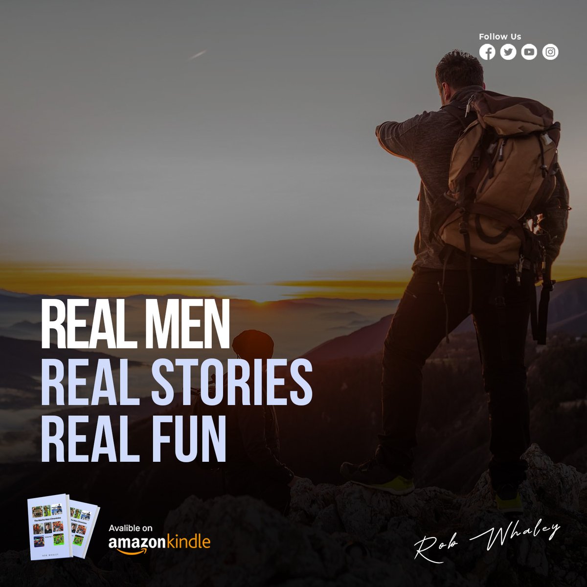 RobWhaley65's tweet image. Think you know what real fun looks like?
These stories capture the essence of what it means to
live life with a sense of humor.

Order a copy now.
shorturl.at/Ckrrq

#robwhaley #themachomanchronicles
#competitivefun #reallifehumor
#lifelessonsandlaughter #storyofmen