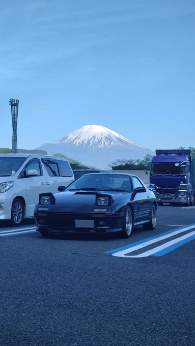 今年の愛車いろいろシート交換お花見富士山(帰省) 