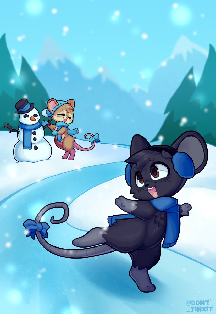 From Mausie, Iris, and all of us at NordicFuzzCon, we wish you a Merry Squeakmas, God Jul and Happy Howlidays! 

We look forward to seeing you all at #NFC2025. ❤️

🎨 <a href="/dont_jinxit/">🌵dont_jinxit🌵</a>