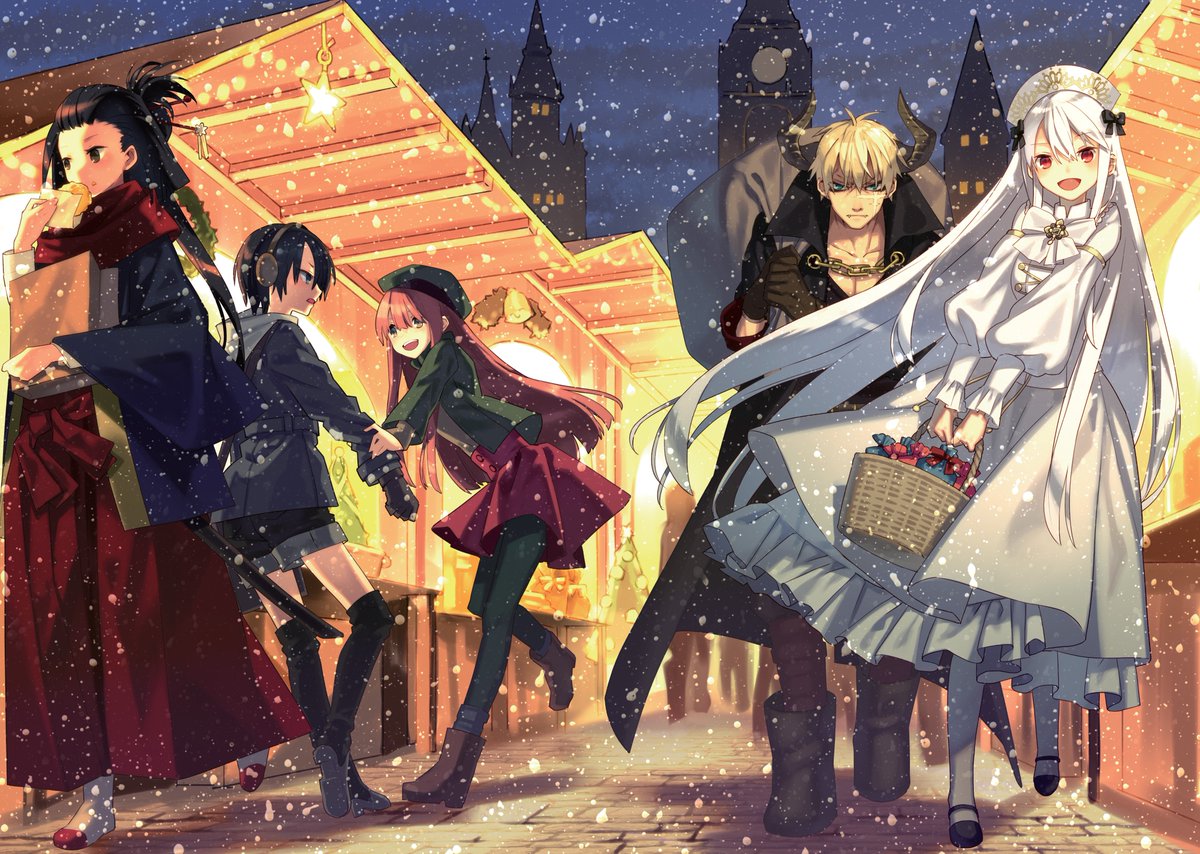 「今夜はクリスマスですね。普段あまり、季節感のある物語を描いてない私の数少ないクリ」|SOW＠のイラスト