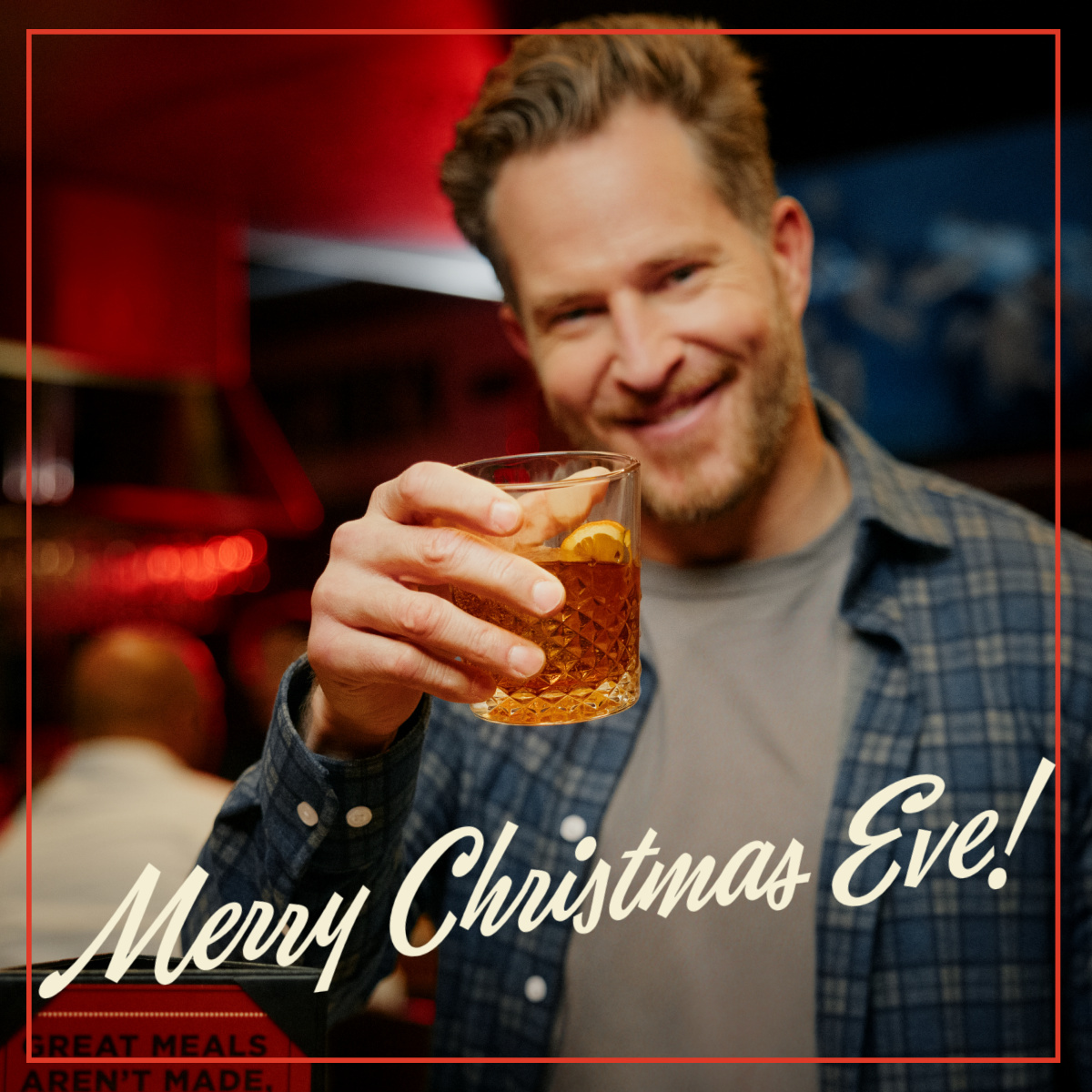 Twas' the night before Christmas, and all through the land,
Big Whiskey's was ready with drinks in each hand.
The stockings were hung with care, just to see
What tasty treats Santa might leave for me!

The bartenders were stirring with jolly good cheer,
Pouring holiday...
