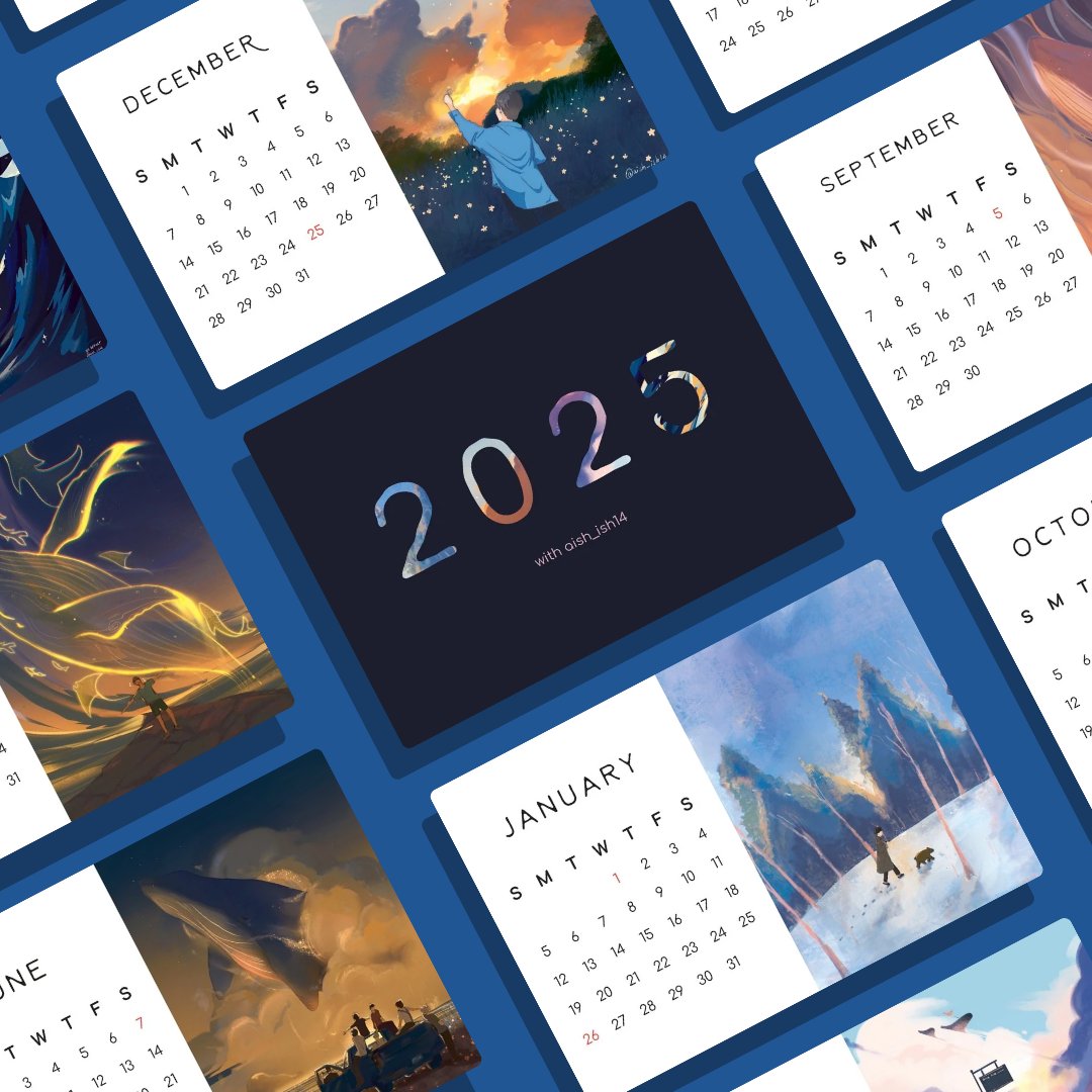 Aishpaintchaos's tweet photo. HIIIIIIIiiI finally my Lil project!!
2025 Calendar Preorders Open!!!🥹🌻
Link in Bio ☘️🌻 https://t.co/3MAPxApHPR