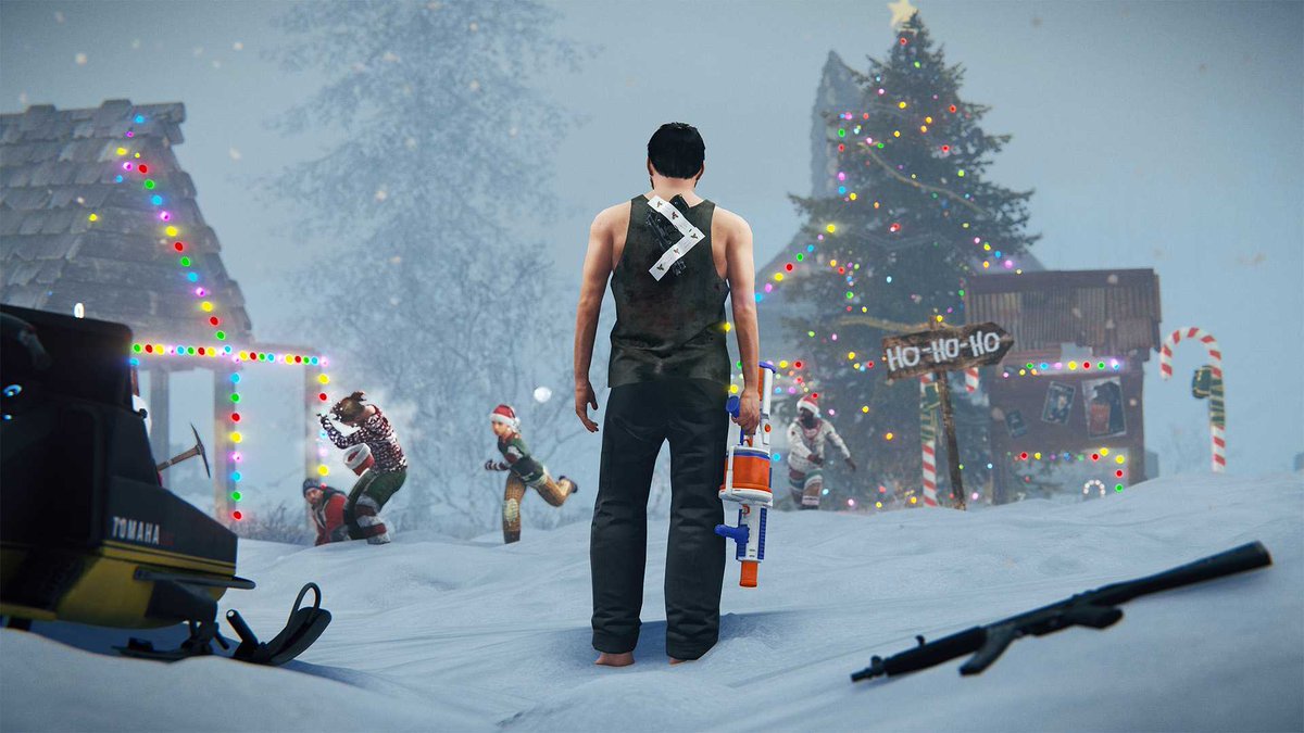 Now I have a snowball gun...ho-ho-ho! ❄️☃️