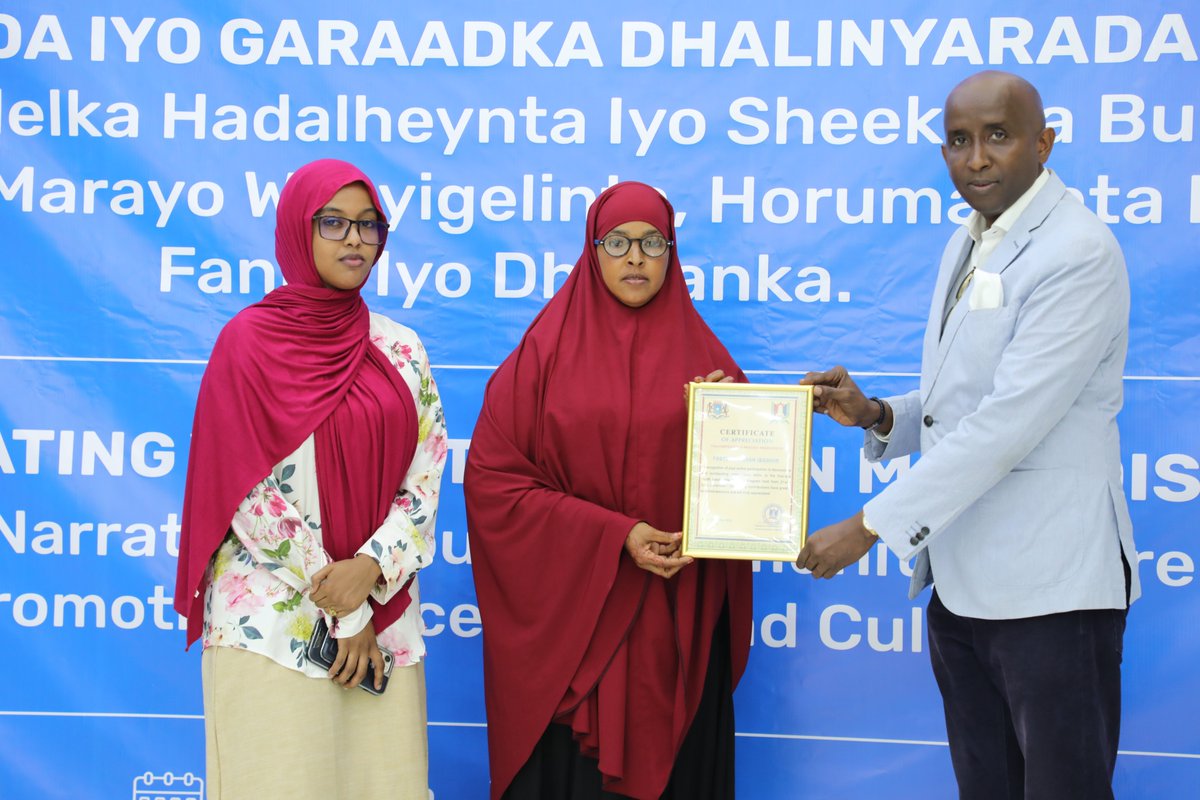 AINAB22's tweet image. Fortuun Hassan: "This 4 day training  transformed the way I see my potential. I’ve learned not only to turn my ideas into tangible actions but also to embrace my role as a leader who can inspire and drive change within my community." #Ourvoice #Ourmatters  #Benaadir #Somalia