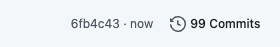 Bijna 100 commits in m'n nieuwe project ⌛️
