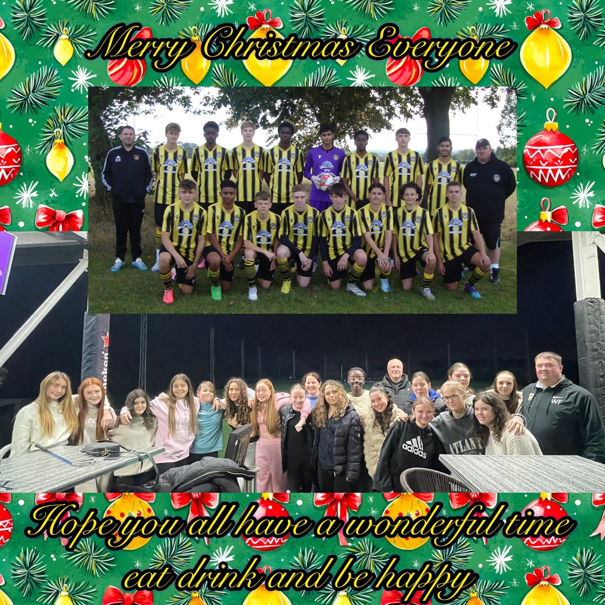 WayneTJFCCoach's tweet photo. Merry Christmas everyone 🎅🏻🎁🎄 https://t.co/pzI4glKRLw