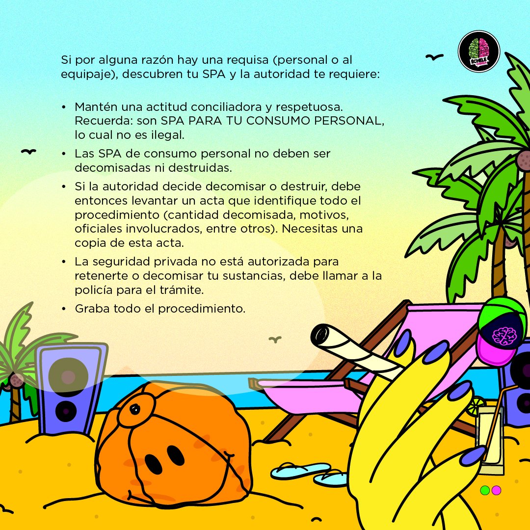 En Colombia no esta penalizado el porte de la dosis personal y comprar a proveedores desconocidos siempre implica un riesgo de salud, seguridad y calidad, por eso mucha gente opta por llevar sus sustancias en las vacaciones. 

Nos han llamado mucho a preguntar sobre esta