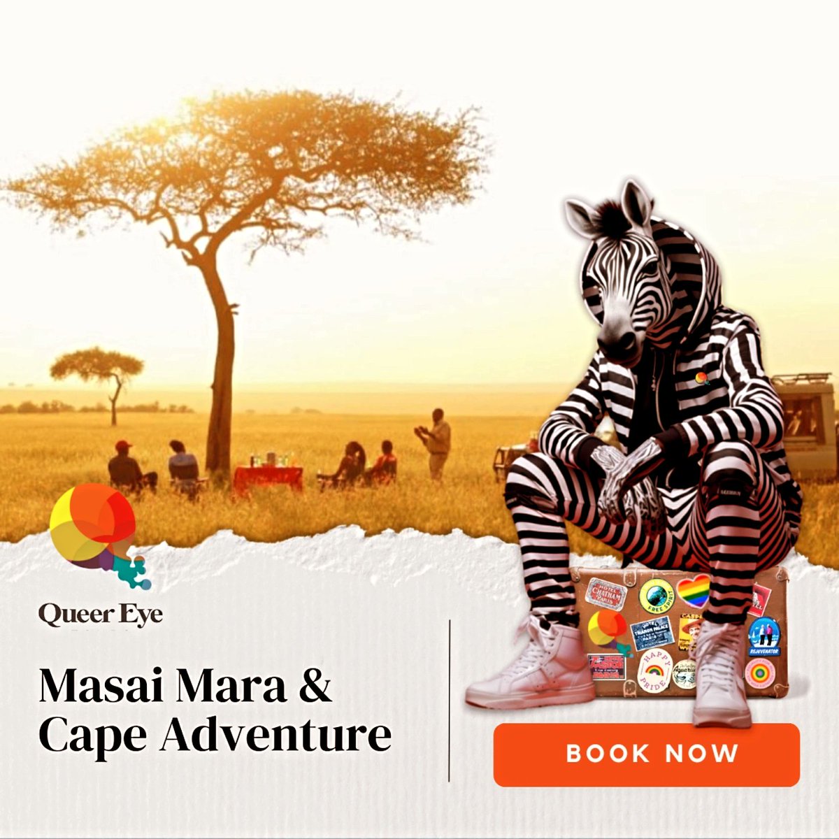 QUEER EYE TOURS - Masai Mara &amp; Cape Adventure - see Africa and the Big 5 through a queer lens 💯🦁🐆🦬🐘🦏

queereyetours.com/trip/masai-mar…

MAKE SURE YOU BOOK YOURS!

CAPE TOWN / SOUTH AFRICA / AFRICA