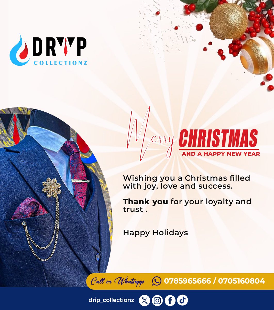 SirDripper's tweet image. Happy holidays to y’all❤️ 
@DripSuits