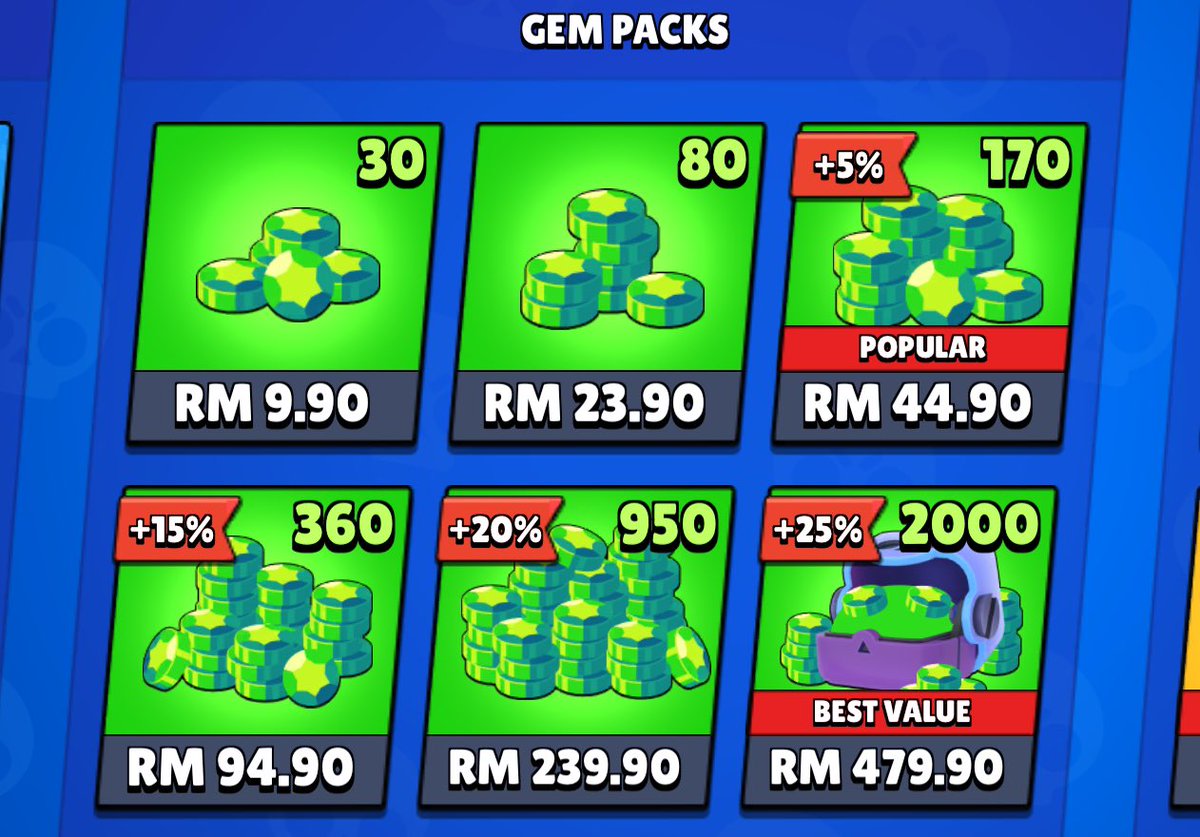 notj4k3's tweet photo. Why do brawl stars make gems so expensive in my country 😭 https://t.co/dxOjJAOn4p