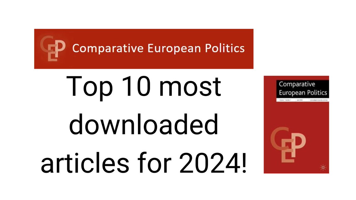 Comparative European Politics (@compeurpol_jnl) on Twitter photo Our top 10 downloads of 2024. Number 9...
Coordinative Europeanization and Russia’s war of aggression: how crises shape Europeanization dynamics in EU foreign policy
by <a href="/Karolka55/">Dr Karolina Pomorska</a> <a href="/aejuncos/">Ana E. Juncos</a> <a href="/lovatomary_95/">Marianna Lovato</a>
link.springer.com/article/10.105…
#foreignpolicy #Russia #Ukraine Our top 10 downloads of 2024. Number 9...
Coordinative Europeanization and Russia’s war of aggression: how crises shape Europeanization dynamics in EU foreign policy
by <a href="/Karolka55/">Dr Karolina Pomorska</a> <a href="/aejuncos/">Ana E. Juncos</a> <a href="/lovatomary_95/">Marianna Lovato</a>
link.springer.com/article/10.105…
#foreignpolicy #Russia #Ukraine