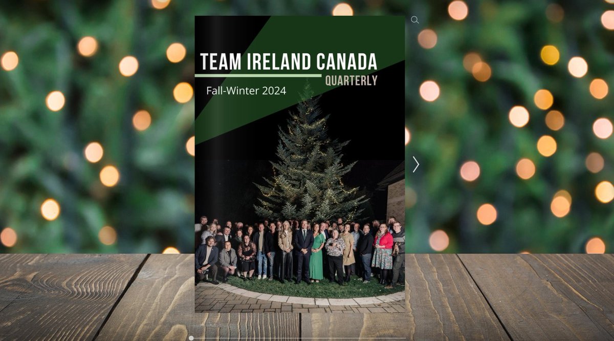IrlEmbCanada's tweet photo. Welcome to the new ‘Team Ireland Canada Quarterly’ newsletter, a new way for the team at Ireland's Embassy in Ottawa and our missions across 🇨🇦 to share stories and updates on the work we do throughout the year. Check it out here👇
https://t.co/Hmzx4wmLzp https://t.co/rivNUImpRu