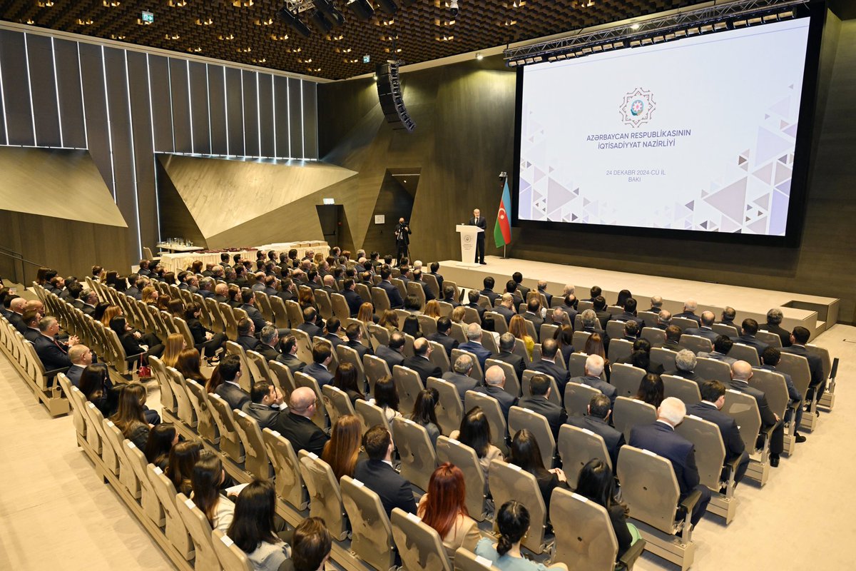 antiinhisar's tweet image. Azərbaycan Respublikasının Prezidenti İlham Əliyevin (@azpresident) sərəncamları ilə təltif olunmuş #İqtisadiyyatNazirliyi-nin strukturuna daxil olan və tabeliyindəki qurumların əməkdaşlarına orden və medallar təqdim edilib.

Ətraflı - bit.ly/4j2eFrk

#EconomyAz