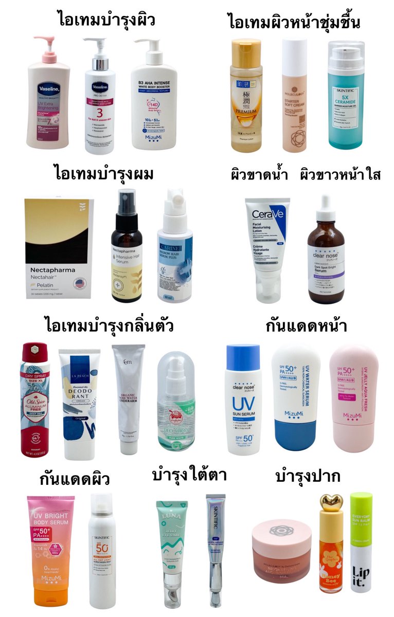 isasbenz's tweet photo. เธรดรวมไอเท็มดูแลตัวเอง สกินแคร์ โลชั่น มอยส์เจอร์ไรเซอร์ กันแดด the best of 2024 ช่วยบำรุงผิว ผม สิว คัดมาให้แล้ว ใช้แล้วชีวิตดีขึ้น 90,000% 👀🧏🏻‍♂️🧴✨ https://t.co/xyV9AZu682