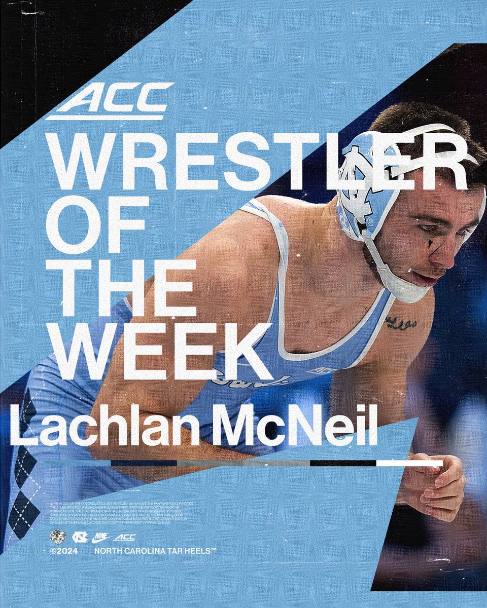 ACC Wrestler of the Week 🗣️

#GoHeels