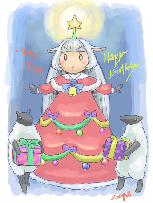 おぉ!きよしこの夜!神がお生まれになった!メリーメリー!メリーミルク!!メリーミルクリスマス!!貴方様の光!貴方様の残した威光!夜闇に燦然と輝く、導きの流星!全ての力の源!称えよ!その力!ぬくもり!御神のやさしさを!メリミヤ!!メリミヤ! #Merry_at 