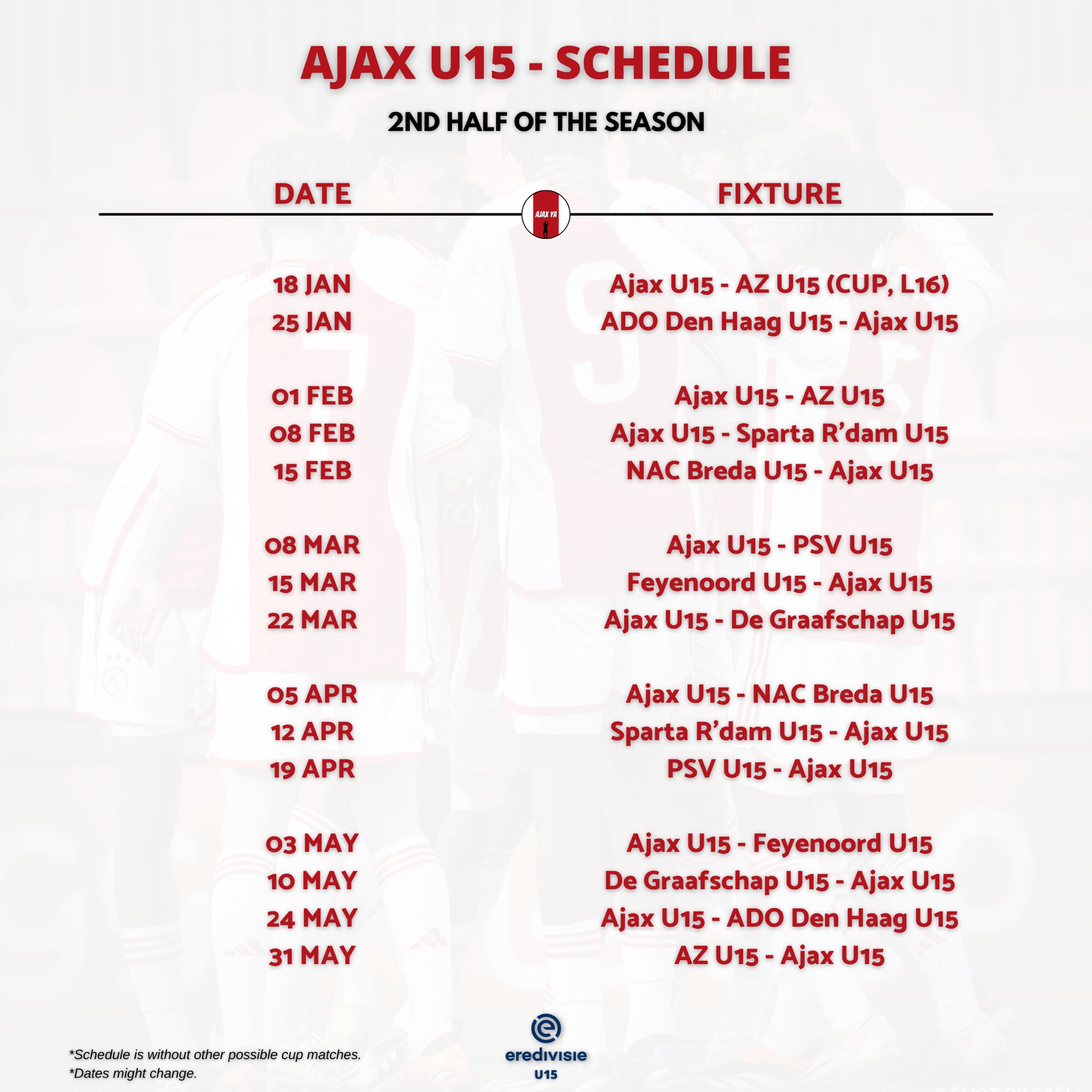 Ajax fixtures discount