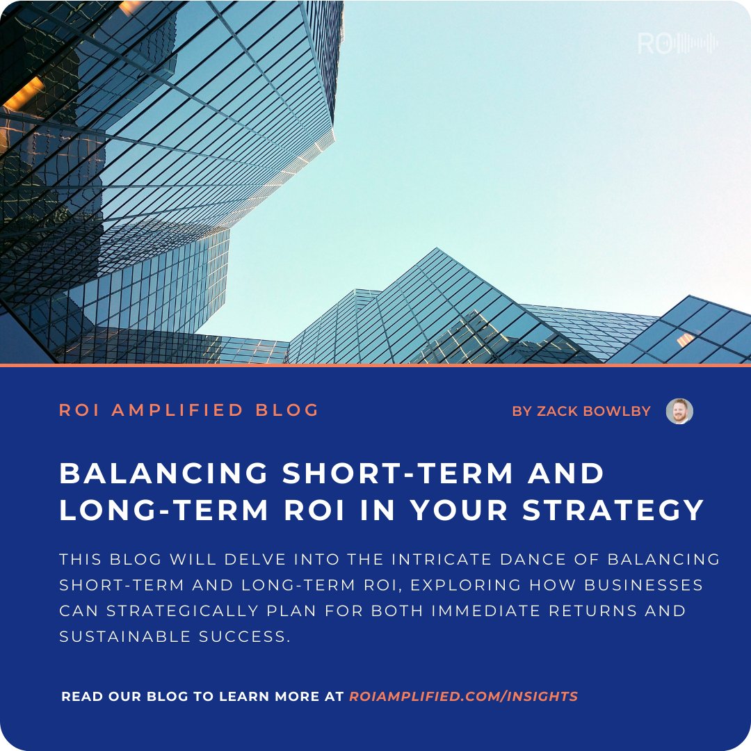 RoiAmplified's tweet image. Learn how to master sustainable success in our blog: "Balancing Short-term and Long-term ROI in Your Strategy"
👉 hubs.li/Q030ptKH0
#MarketingStrategy #ROIOptimization #BusinessGrowth #DigitalMarketing #MarketingTips