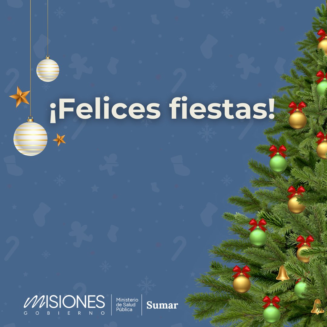 🎄 Todas las personas que formamos parte del equipo del Programa Sumar Misiones les agradecemos a los equipos de salud y autoridades del Ministerio de Salud Pública por el acompañamiento y el trabajo realizado durante este año.

 ⭐ ¡Felices fiestas, salud y prosperidad!