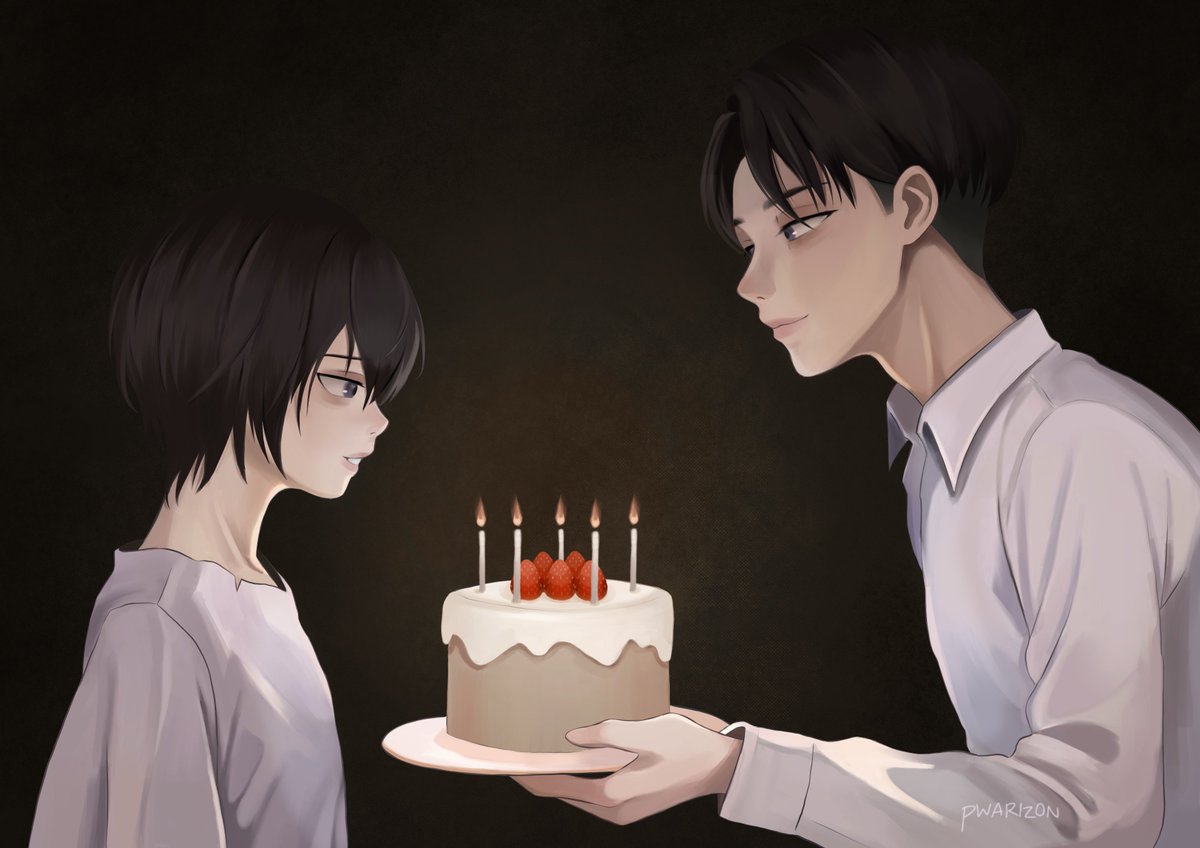 pwarizon's tweet image. Happy Birthday Levi🎂

#リヴァイ生誕祭
#リヴァイ生誕祭2024