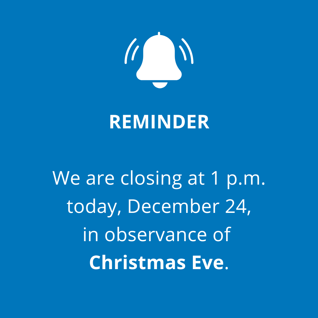 ValleyStar will be closing at 1 p.m. today in observance of Christmas Eve. Be sure to plan ahead for any holiday needs!

We’re wishing you a safe and happy holiday season filled with love and cheer. 🎄✨
#ValleyStarCU #HolidayReminder #ChristmasEve