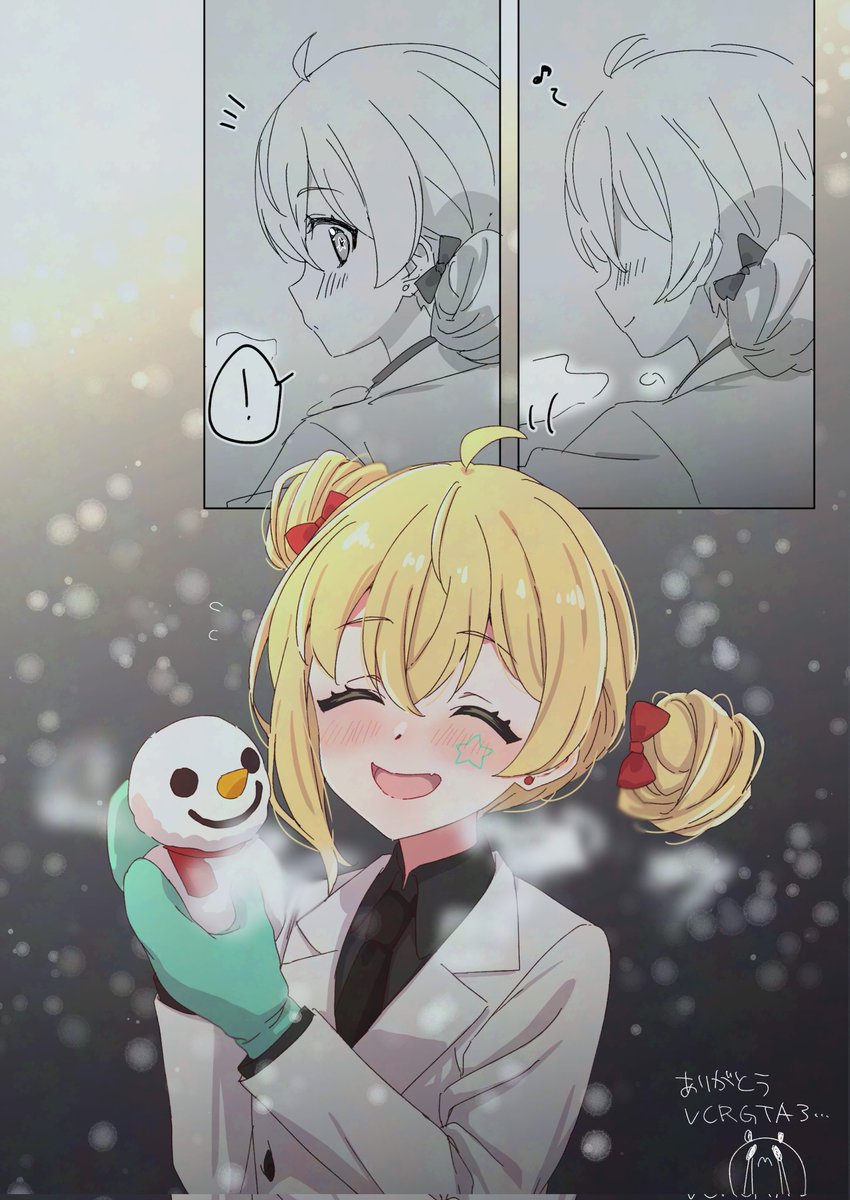 「クリスマスだし奇跡起きないかなという妄想#とーころ展 #VCRGTA3 #VCR」|りあ🐼のイラスト
