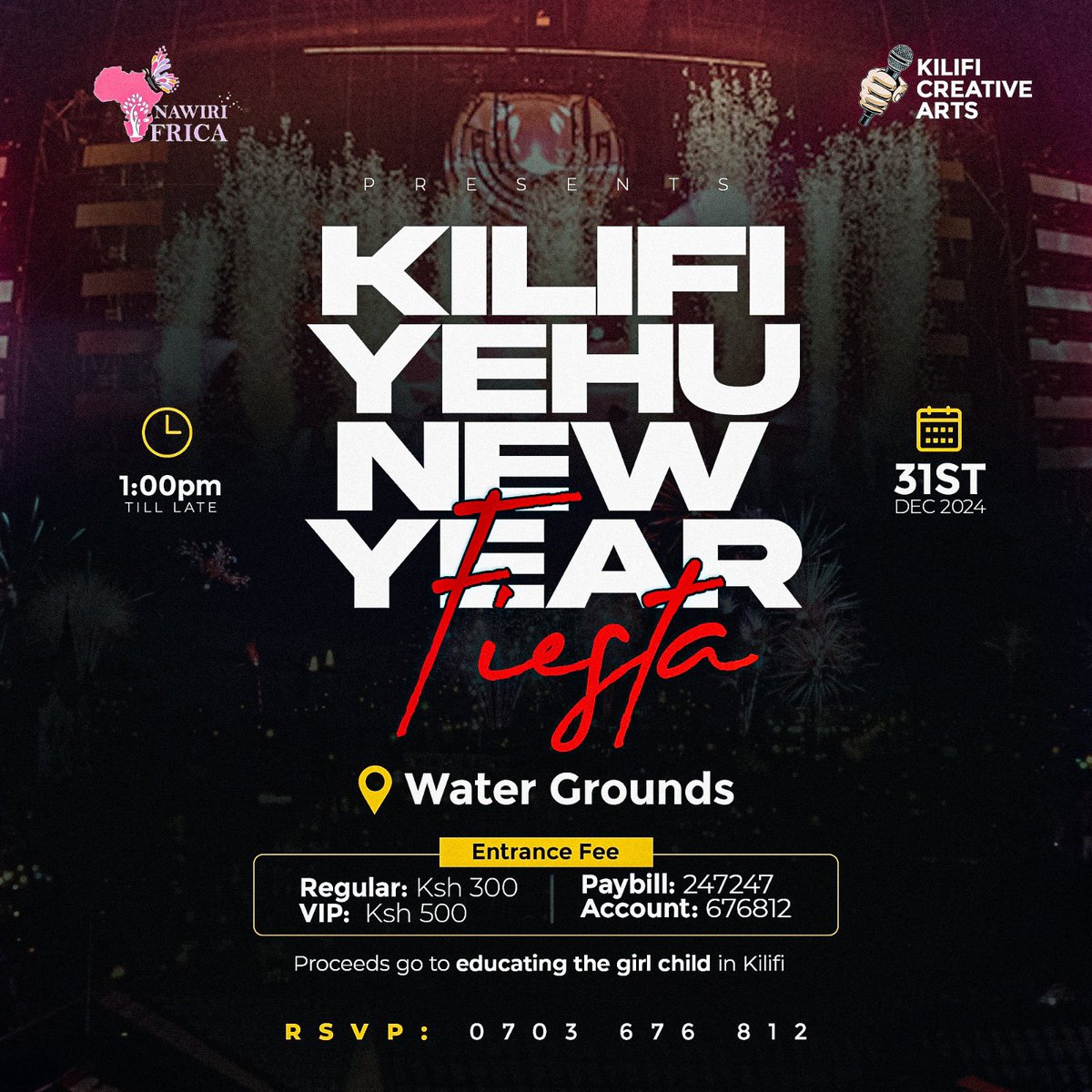 End the year on a high note with music for a purpose! Join us for an unforgettable end of year concert as we continue advocating for a GBV free society.