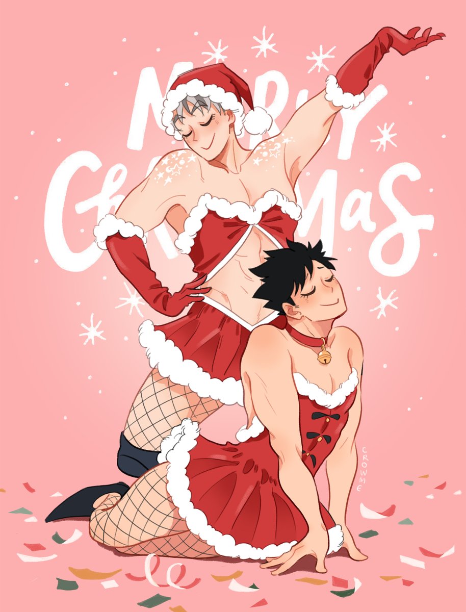 Crowme2's tweet photo. Merry Christmas!🎄
#haikyuu #bokuto #kuroo https://t.co/aAF3FbOYoX