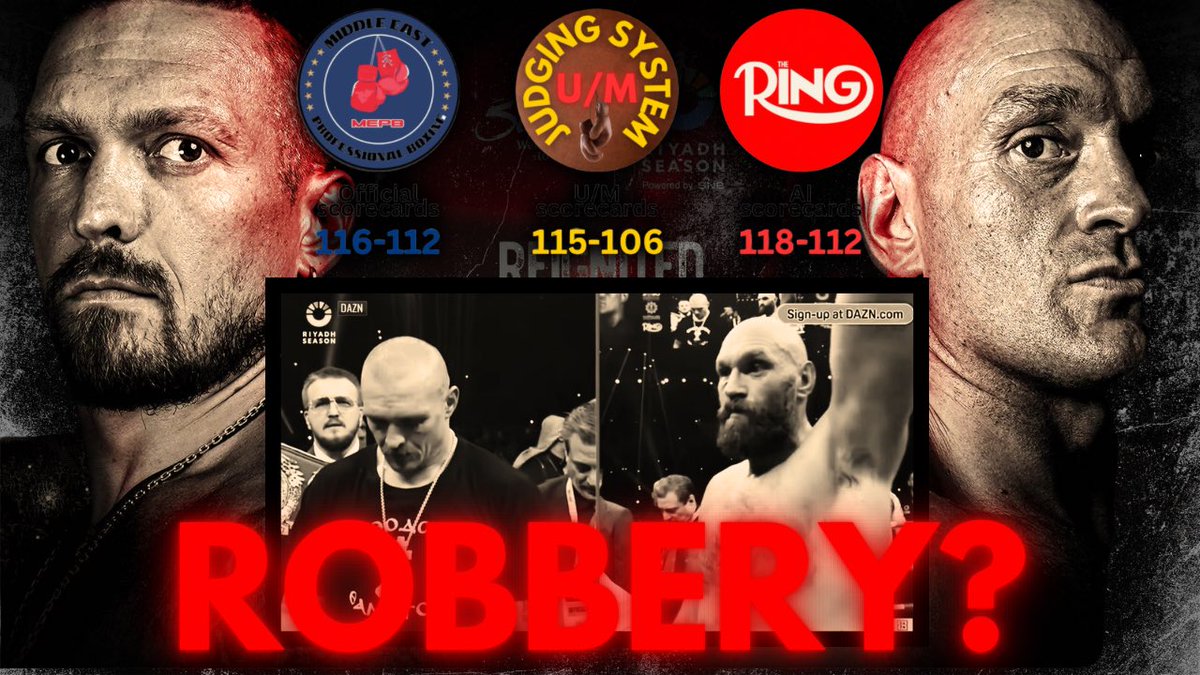 Did Fury get ROBBED? Official scorecard REVEALS TRUTH!
youtu.be/Z3ECkDbEgNk

#usyk #fury #boxing