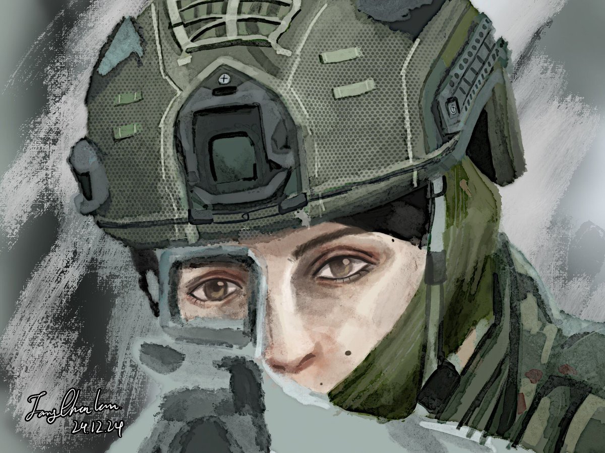 When zofia was in the Polish Land Forces。
#RainbowSix #R6S #RainbowSixSiege #zofiabosak 
画这张图的时候参考了照片