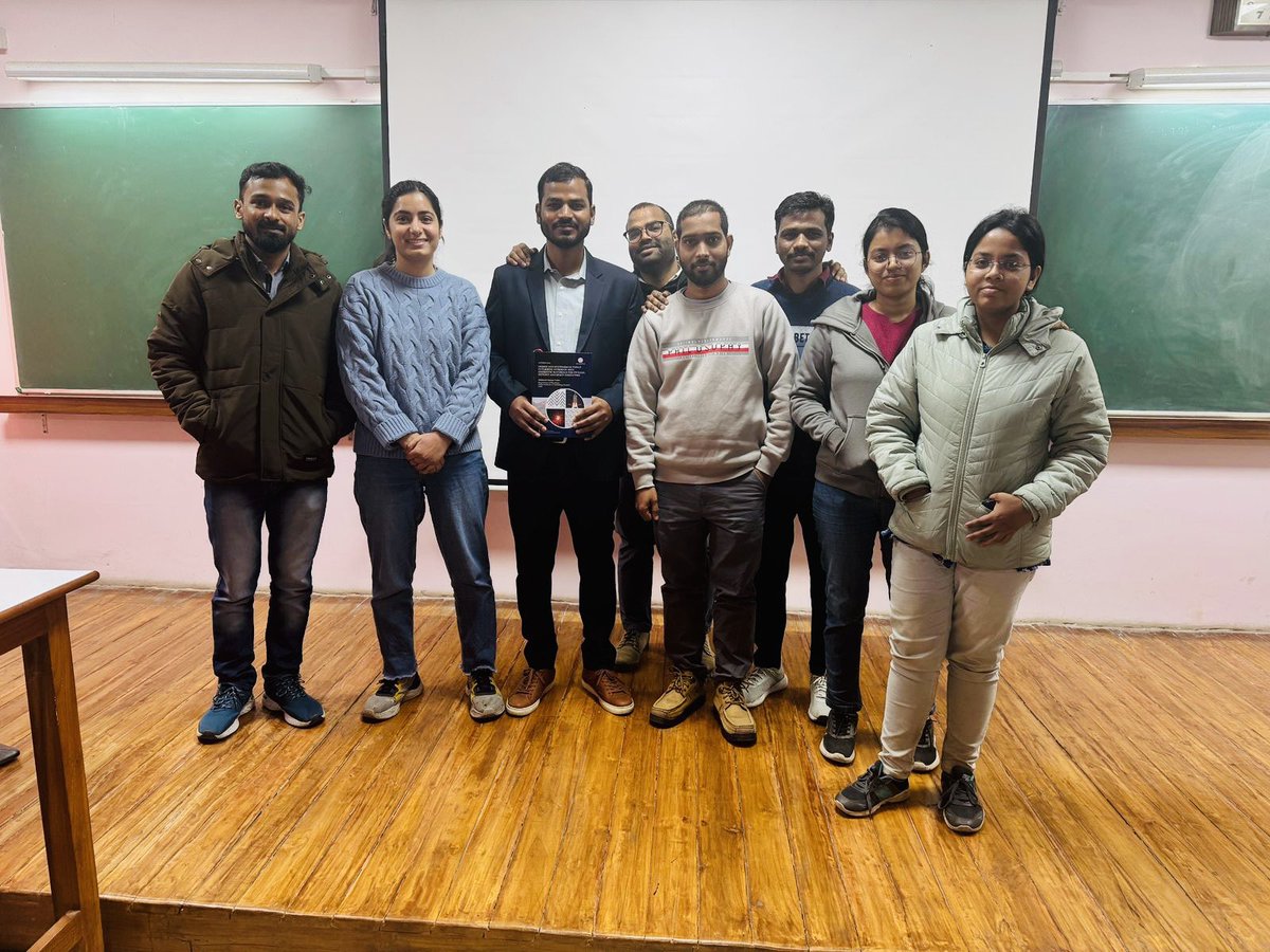 Dr. Abhishek K Yadav (@avriitk) on Twitter photo Thrilled to share that I’ve completed my Ph.D. in Chemistry at IIT Kanpur! 🎓
Heartfelt thanks to my mentor, <a href="/Srinivas_IITK/">Srinivas</a>, for his guidance, my family, friends and lab members for their support,encouragement and making the journey memorable. Many Thanks <a href="/IITKanpur/">IIT Kanpur</a> and <a href="/CSIR_IND/">CSIR, India</a> Thrilled to share that I’ve completed my Ph.D. in Chemistry at IIT Kanpur! 🎓
Heartfelt thanks to my mentor, <a href="/Srinivas_IITK/">Srinivas</a>, for his guidance, my family, friends and lab members for their support,encouragement and making the journey memorable. Many Thanks <a href="/IITKanpur/">IIT Kanpur</a> and <a href="/CSIR_IND/">CSIR, India</a>