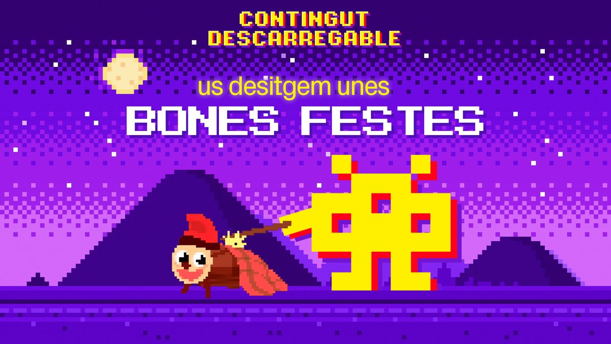 Des de #ContingutDescarregable us volem desitjar unes Bones Festes!

Aprofiteu per jugar als videojocs pendents, que passarem llista del què heu jugat a la tornada! 😋

Ens veiem al 2025!