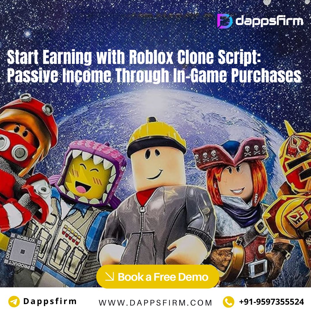HRuffes47024's tweet image. Create a unique gaming platform with DappsFirm&apos;s Roblox clone script. Fast development, secure, and feature-rich. Start your journey today!

🌐dappsfirm.com/roblox-clone-s…

#RobloxCloneScript #GameDevelopment
#BlockchainGaming #DappsFirm