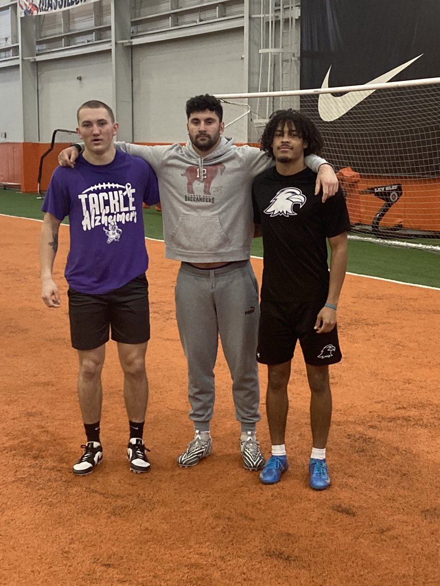 The day before Christmas… and the work never ends. Some former Tigers getting it in. This is a brotherhood that few would understand! #onceatigeralwaysatiger