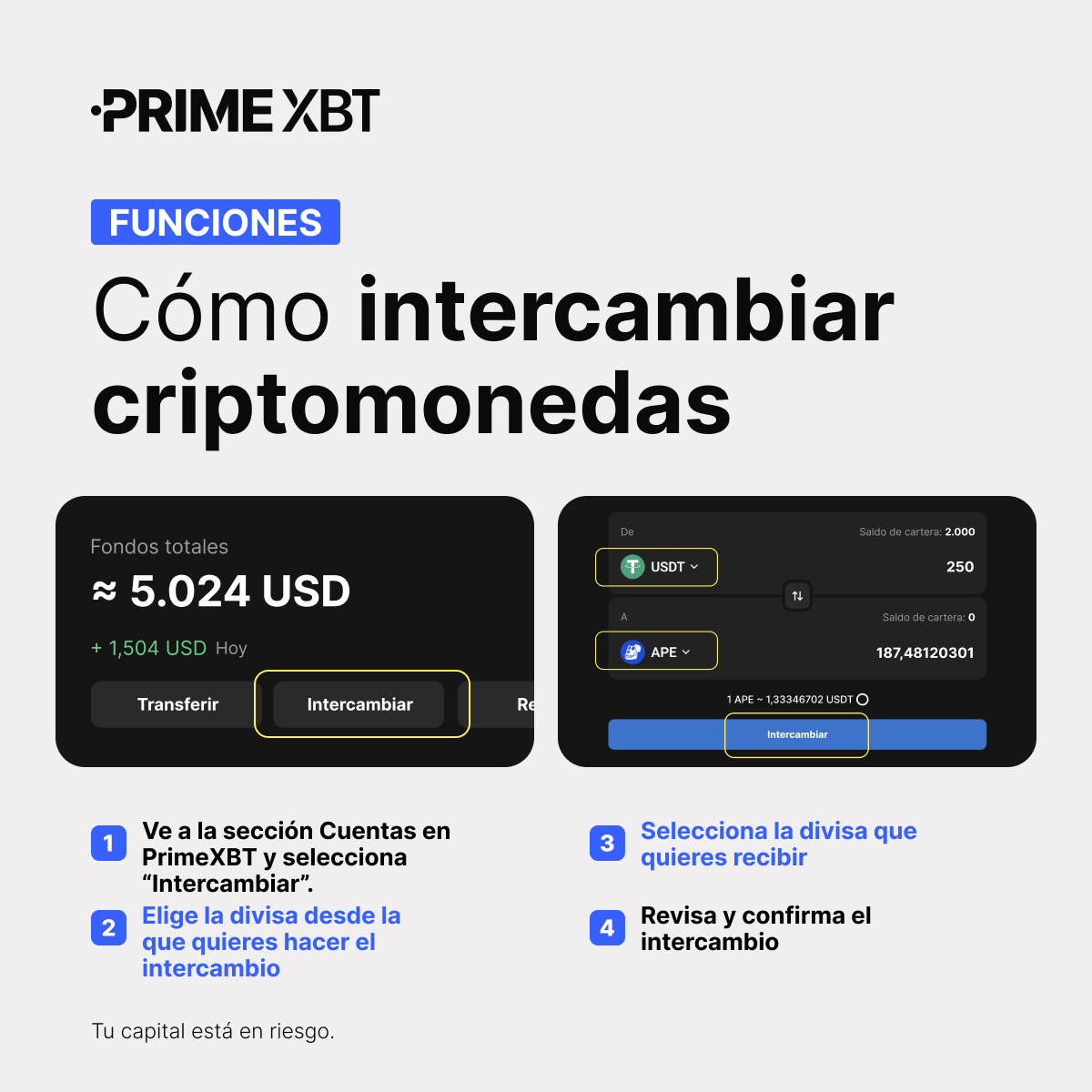 PrimexbtES's tweet photo. 🔄 Toma el control de tu cartera con nuestro #Cripto Exchange sin esfuerzo.
¡Intercambia activos y ajusta tu estrategia en segundos!
¿Estás listo para optimizar tus activos?
⚡ Pruébalo aquí: https://t.co/guKNL67o40
#PrimeXBT #CriptoExchange https://t.co/nsAQr4Z7OP