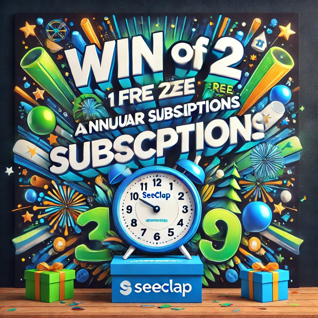 seeclap_app's tweet photo. 🎉 Win 1 of 2 FREE 1-year subscriptions to SeeClap! 🎁

To enter, it’s simple:
1️⃣ Follow @seeclap_app.
2️⃣ Retweet this post.
3️⃣ Comment

The winners will be chosen in a random draw on December 31st, evening. Two lucky winners will enjoy SeeClap for a whole year! Good luck to everyone!

#SeeClap #Giveaway #Contest #IPTV #xtream