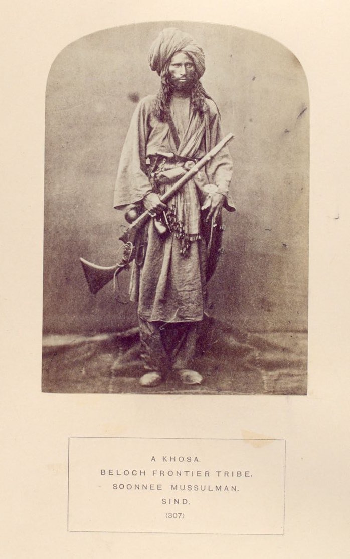 MilHistoryIndia's tweet photo. A Khosa, Baloch frontier tribe..
Sunni Muslim from Sindh.

Date Issued
1868 - 1875 https://t.co/SgxRJCXIjS