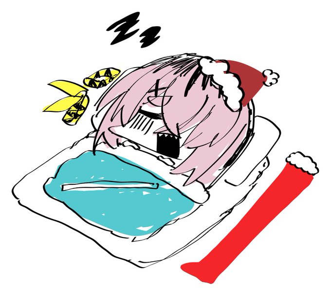 クリスマスを謳歌しているスラッシュちゃん 