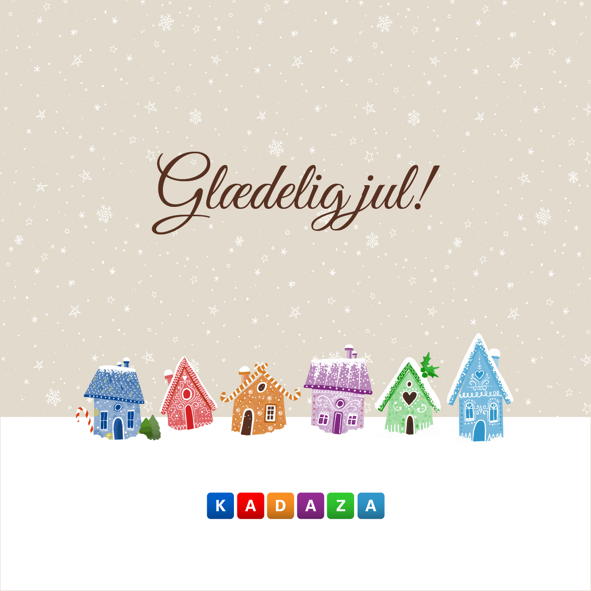Vi ønsker dig en glædelig jul! 🎄