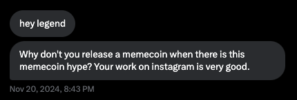 we've received thousands of DM of this thingy. hellpppppp!