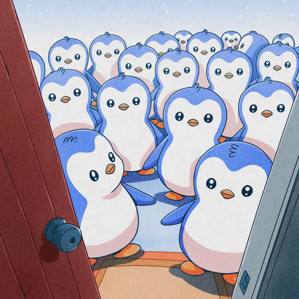 🐧🐧🐧 If it's memcoin, it's $PENGU!

1) <a href="/pudgypenguins/">Pudgy Penguins</a> have a huge community. Despite the generous #Airdrop that users traditionally pour into the glass, there are currently 510,903 $PENGU holders solscan.io/token/2zMMhcVQ…. This is despite the fact that 90%+ of users have already